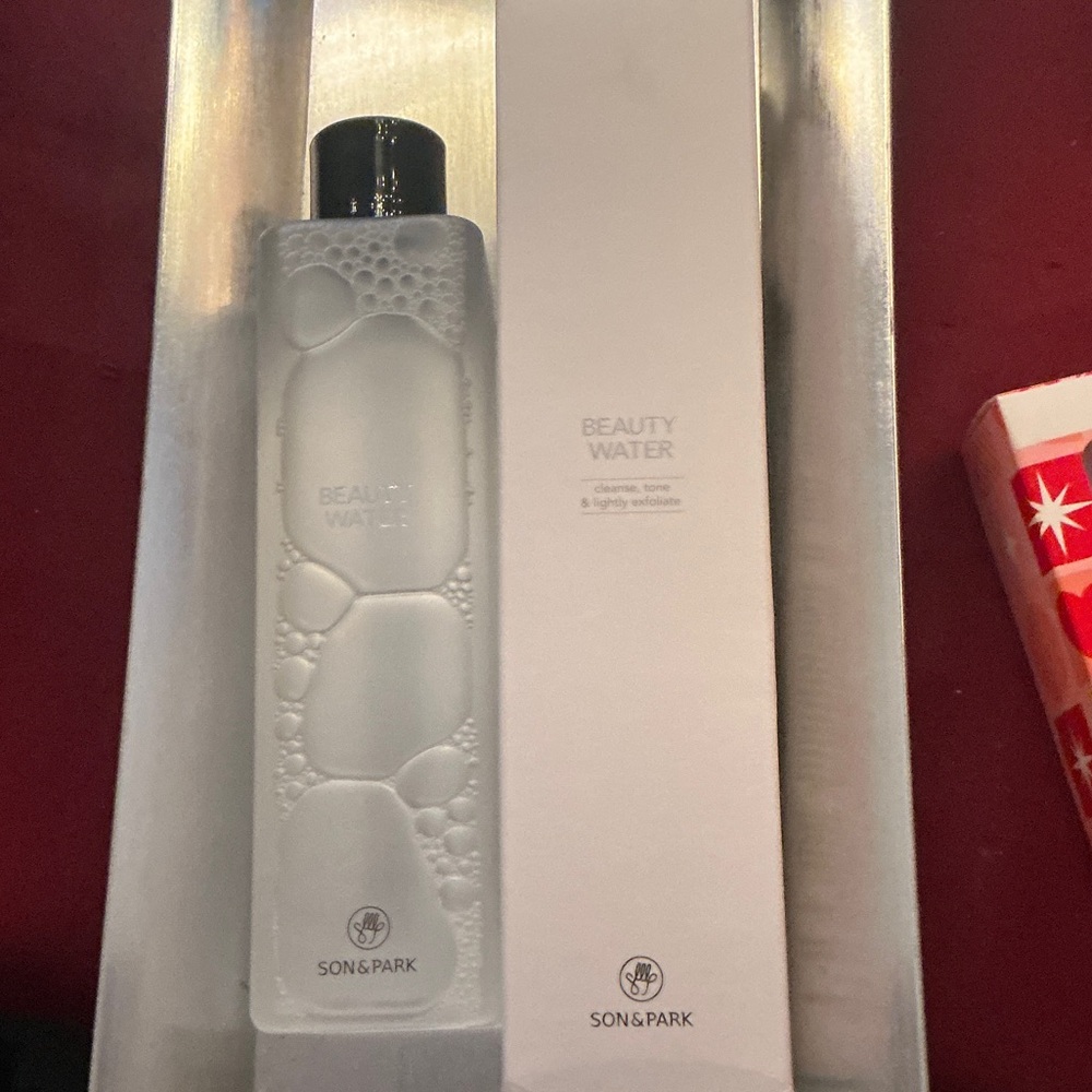 SON & PARK Beauty Water - Clear Frosted Bottle